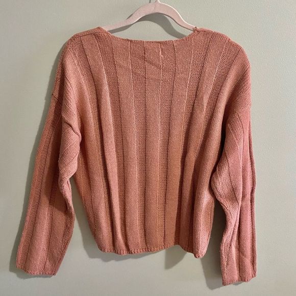 🔔 Old Rose Knit Jacket ($25 for 3 items) - Picture 2 of 8